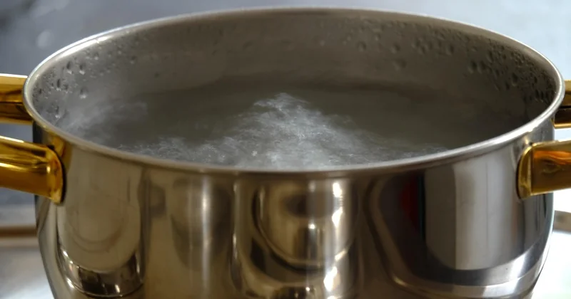 La casserole d'eau frémissante : la méthode rapide de secours